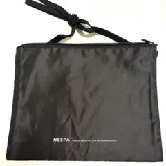 NESPA ロゴ入り フラットポーチ ブラック　サコッシュのサムネイル