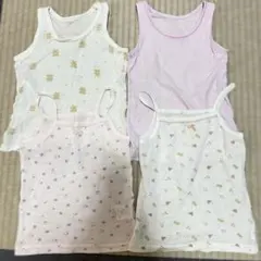 キャミソール、タンクトップ肌着4点セット　90cm