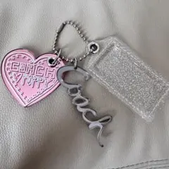 新品未使用 Coach hang tag charm キーリング ピンク - メルカリ