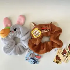 ジュディ・ホップスとニック・ワイルド シュシュ2個セット