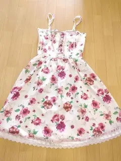 姫ギャル姫カジLIZ LISA系レース ワンピース 希少 花柄 - メルカリ