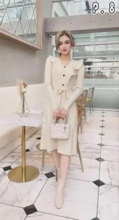 cheri me ニットワンピース