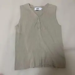 AZUL BY MOUSSY リブタンクトップ ベージュ Sのサムネイル