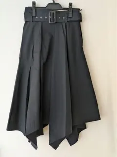 Ｈ/standard アッシュスタンダード スカート アシンメトリー/ネイビー