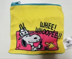 スヌーピー　75周年　ポーチ　ガチャガチャ
