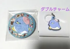 サンリオキャラクターズ 刺繍缶バッジ ダブルチャーム タキシードサム