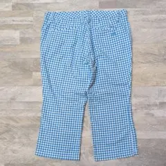 ★初春セール★アディダス ゴルフ ギンガムチェック クロップドパンツ 67cm