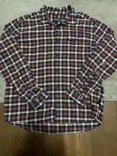 パタゴニアPatagoniaフィヨルド・フランネル・シャツLサイズ リペア有り