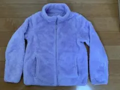 UNIQLO フリースジャケット 140 パープル