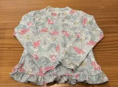 アリエルデザイン　ラッシュガード 水色 110cm