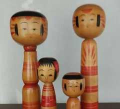 t*1様 K232伝統こけし盛秀太郎作3体 - メルカリ