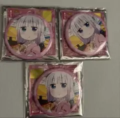 小林さんちのメイドラゴン　才川のカンナさん　缶バッジ カンナ 3点