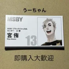 ハイキュー 名刺カード FAN PARK 宮侑