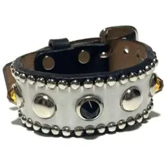 ウルフズヘッド・ケルト＆コブラWネームタイプ スタッズブレスレット リストバンド ウルフズヘッド・ケルト＆コブラWネームタイプ スタッズ