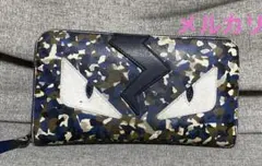 ☆FENDI カモフラージュ柄 バグズアイ長財布☆モンスターシリーズ
