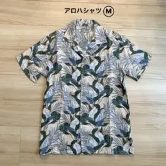schott ショット アロハシャツ コウモリ グリーン 総柄 レーヨン XL