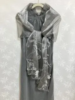 KLEIN D'OEIL フォーマル ワンピース ミディアム 黒 ショール付き