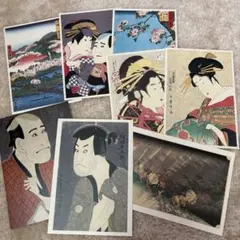 浮世絵ポストカード12枚セット