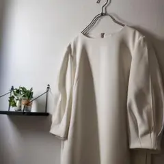 a9 美品 アドーア ワンピース 白/38