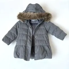 GLOBAL WORK グレー キルティングコート S