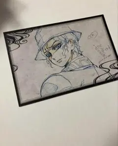 鬼滅の刃　ダイニング　2期　おすそわけポストカード　鬼舞辻無惨 お楽しみくじ