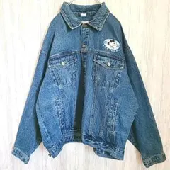 AMERICAN TOONS デニムジャケット XL ブルー 長袖 スヌーピー