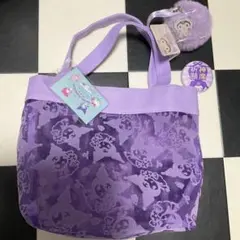 クロミ　チュールフロッキー　ミニトート　手提げ　ランチバッグ　メッシュ　サンリオ