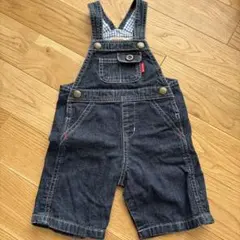 MIKI HOUSE デニムオーバーオール Sサイズ