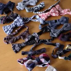 蝶ネクタイ アソート 15本セット まとめ売り メンズ 柄物 古着風