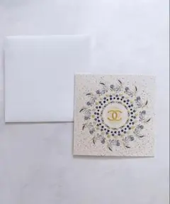 CHANEL シャネル クリスマス　ホリデー 限定 メッセージカード　白