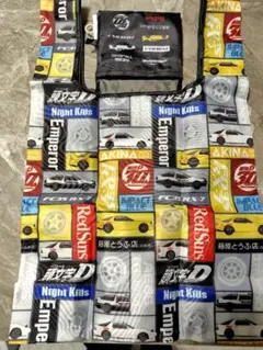 イニシャルD エコバッグ 収納ポーチ付き　高橋兄弟　藤原拓海　チーム名