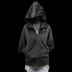平成ギャル y2k グランジ ジップアップ ベロアパーカー PUMA