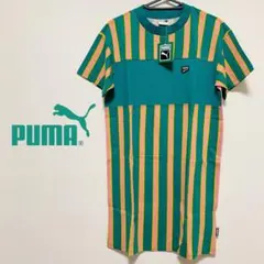 新品★タグ付【PUMA】ストライプワンピース¥7,500■送料無料