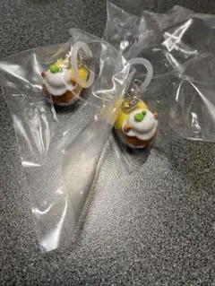 お手玉めじるしアクセサリー　さんりおきゃらくたぁず　ころころくりりん　2点