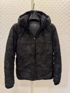 INHERIT ブラック迷彩 ダウンジャケット L