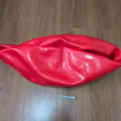 GYMNIC バランスボール 55cm 赤　汚れあり