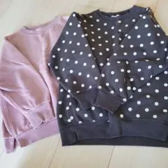 PAIR MANON トレーナー 2枚セット 120cm