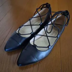 ORiental TRaffic 編み上げフラットパンプス