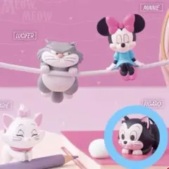 ガチャガチャ ハグコット ディズニーフレンズ4 フィガロ ケーブルアクセサリー