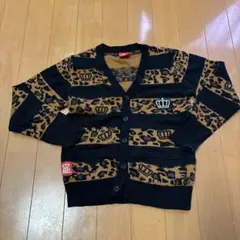 BABY DOLL レオパード柄 カーディガン　120