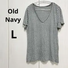 Old Navy 【L】ストライプ Tシャツ 薄手　春　夏　カジュアル