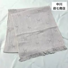 【美品】中川政七商店　ストール　鹿柄のサムネイル