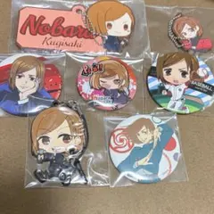 釘崎野薔薇 呪術廻戦 缶バッジ ウエハース カードステッカー ラバーストラップ