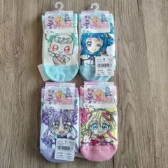 キミとアイドルプリキュア　キッズ靴下4足セット 15~20cm