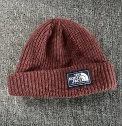 THE NORTH FACE ニット帽　バーガンディ