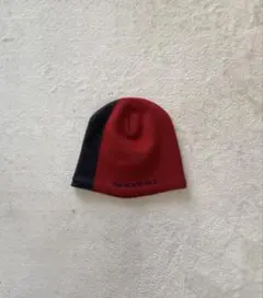 00’s THE NORTH FACE ビーニー レッド×ブラックのサムネイル