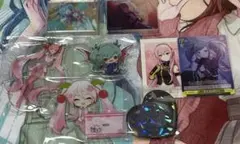 初音ミク まとめ売り ノーブルアート 缶バッジ アクリルスタンド ルカ