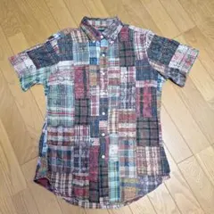 パッチワーク シャツ