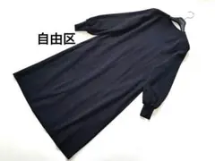 自由区 ロングワンピース サイズ40(11)ブラック