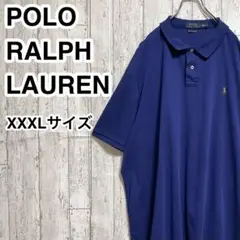 【人気ブランド】ラルフローレン 半袖 ポロシャツ ネイビー 天竺 カラーポニー